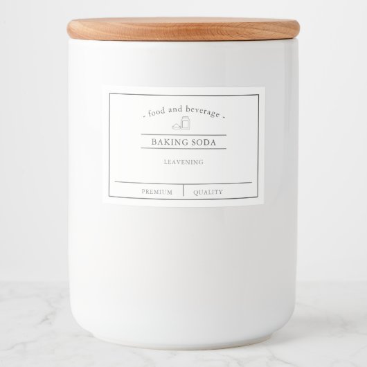 Lebensmitteletiketten Lebensmitteletikett (Vorderseite)