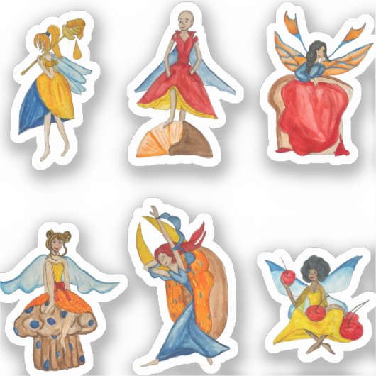 Lebensmittelfeen Aufkleber (Vorderseite)