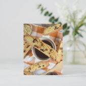 Lebensmittelfotografie Cranberry Almond Biscotti C Postkarte (Stehend Vorderseite)