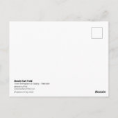 Lebensmittelfotografie Cranberry Almond Biscotti C Postkarte (Rückseite)