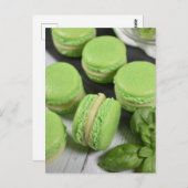 Lebensmittelfotografie Limon Basilikum Französisch Postkarte (Vorne/Hinten)