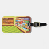 Lebensmittelgeschäft Aisle und Bäckerei Gepäckanhänger (Vorderseite horizontal)