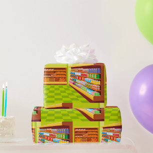 Lebensmittelgeschäft Aisle und Bäckerei Geschenkpapier