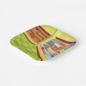 Lebensmittelgeschäft Aisle und Bäckerei Pappteller (Gewinkelt)