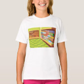 Lebensmittelgeschäft Aisle und Bäckerei T-Shirt (Vorderseite)