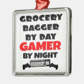 Lebensmittelgeschäft Bagger Lieben Videospiele spi Ornament Aus Metall (Links)