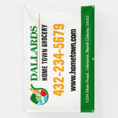 Lebensmittelgeschäft Banner (Vertikal)