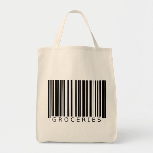 Lebensmittelgeschäft-Barcode-Tasche Tragetasche (Vorne)