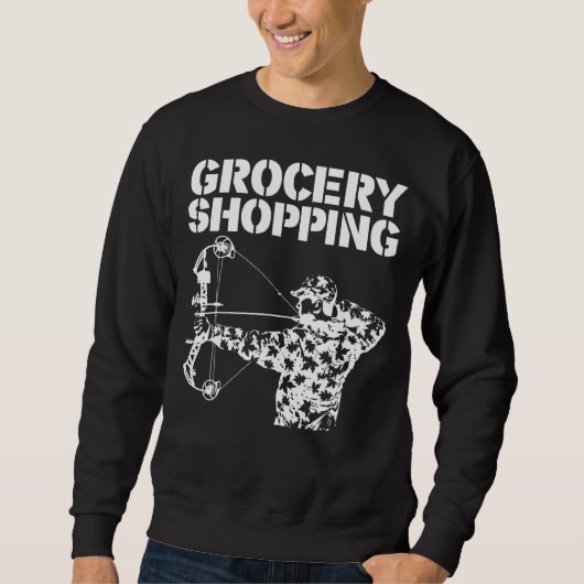 Lebensmittelgeschäft Bowhun Archer Deer Hunter Sweatshirt (Vorderseite)