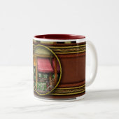 Lebensmittelgeschäft - Der Lebensmittelhändler in Zweifarbige Tasse (VorderseiteRechts)