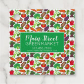 Lebensmittelgeschäft Gemüseanbau Geschenkanhänger (Vorderseite)