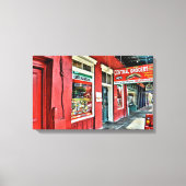 Lebensmittelgeschäft im französischen Viertel Leinwanddruck (Vorderseite)