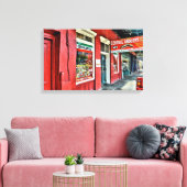 Lebensmittelgeschäft im französischen Viertel Leinwanddruck (Insitu (Wohnzimmer))