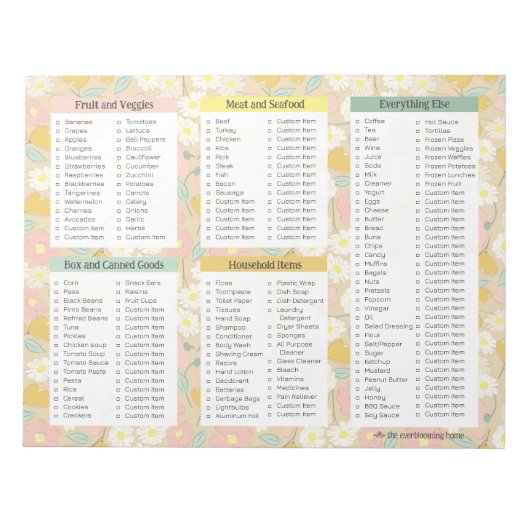 Lebensmittelgeschäft, Lebensmittelgeschäft, Person Notizblock (Vorderseite)