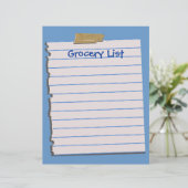 Lebensmittelgeschäft Letterhead Stockwerk (Stehend Vorderseite)