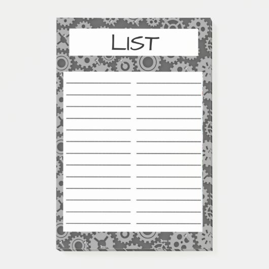 LEBENSMITTELGESCHÄFT POST-IT KLEBEZETTEL (Vorderseite)