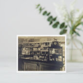 Lebensmittelgeschäft Räume 1906 Vintag Postkarte (Stehend Vorderseite)