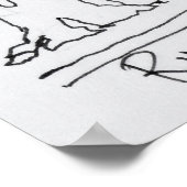 Lebensmittelgeschäft | Rue Brea, Paris, Frankreich Poster (Ecke)