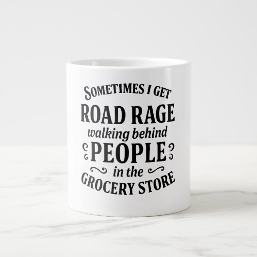 Lebensmittelgeschäft Spaß Jumbo-Tasse (Vorderseite)