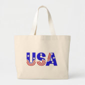 Lebensmittelgeschäft Tasche - USA in Sternen & Str (Vorne)
