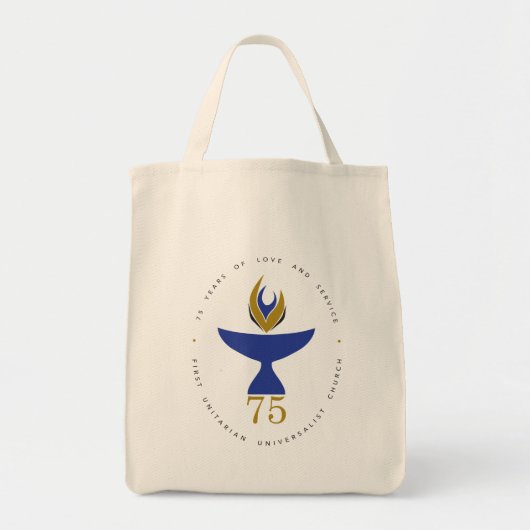 Lebensmittelgeschäft Tote Bag mit Logo Tragetasche (Vorne)