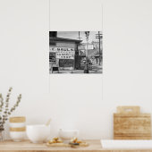 Lebensmittelgeschäft und Sandwich Shop, 1934. Vint Poster (Küche)