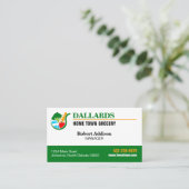 Lebensmittelgeschäft Visitenkarte (Stehend Vorderseite)