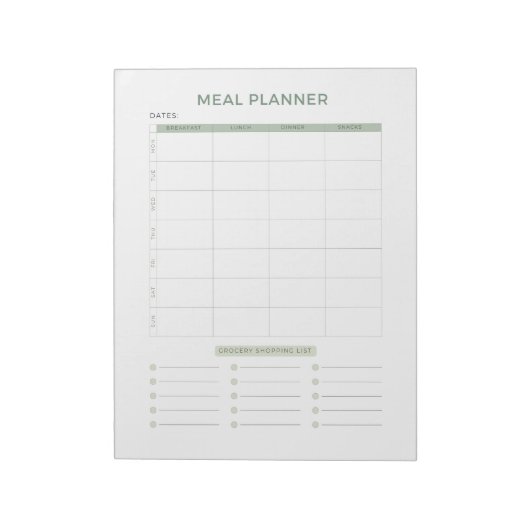 Lebensmittelgeschäft Wochenmarkt Tee weg Notizblock (Rotiert)