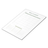 Lebensmittelgeschäft Wochenmarkt Tee weg Notizblock (angewinkelt)