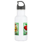 Lebensmittelgruppen Edelstahlflasche (Rückseite)