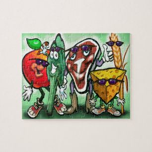 Lebensmittelgruppen Puzzle