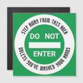 Lebensmittelhygiene KEINE EINGABETASCHEN Magnetkar Magnetkarte (Vorne/Hinten)