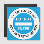 Lebensmittelhygiene KEINE EINGABETASCHEN Magnetkar Magnetkarte (Vorne/Hinten)