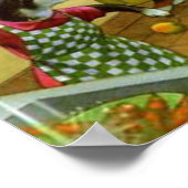 Lebensmittelkampf in der KätzchenHaushaltspresse Poster (Ecke)