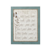 Lebensmittelkartentasche - Behalt Ruhe und Drink C Notizblock (Rotiert)