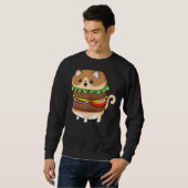 Lebensmittelkatzenburger Sweatshirt (Vorne ganz)