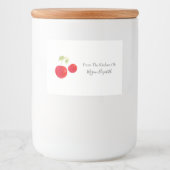 Lebensmittelkennzeichnung für Wasserfarbstoffe Lebensmitteletikett (Vorderseite)