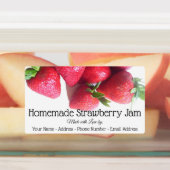 Lebensmittelkennzeichnungen - Cluster von Erdbeere Etiketten (Befestigt)