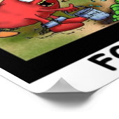 Lebensmittelkette Gang Funny Art Posters Poster (Ecke)