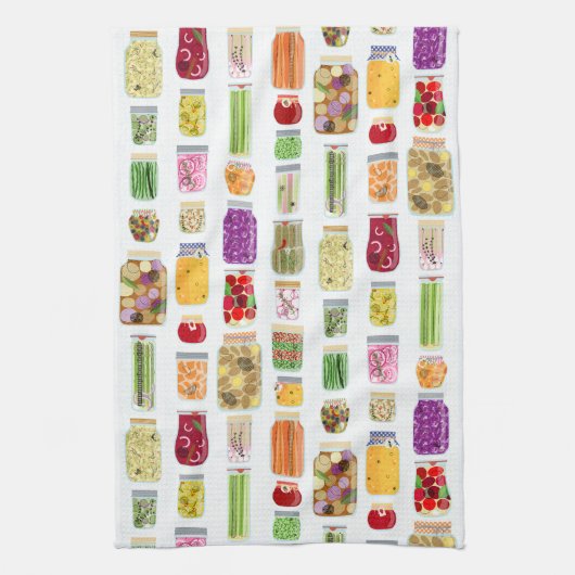Lebensmittelkonserven Geschirrtuch (Vertikal)