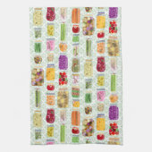 Lebensmittelkonserven - grün geschirrtuch (Vertikal)