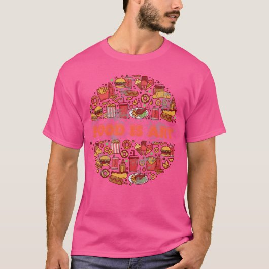 Lebensmittelkunst vintage T-Shirt (Vorderseite)