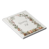 Lebensmittelliste Notepad Notizblock (angewinkelt)