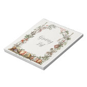 Lebensmittelliste Notepad Notizblock (Rotiert)