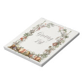 Lebensmittelliste Notizblock (Rotiert)