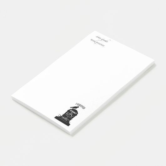 Lebensmittelliste Post-it Klebezettel (angewinkelt)