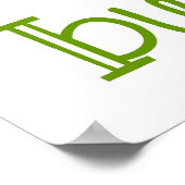 Lebensmittelliste Poster (Ecke)