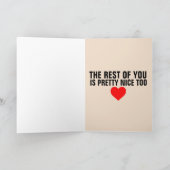 LEBENSMITTELLOVER ROMANCE GREETKARTEN KARTE (Innenseite)