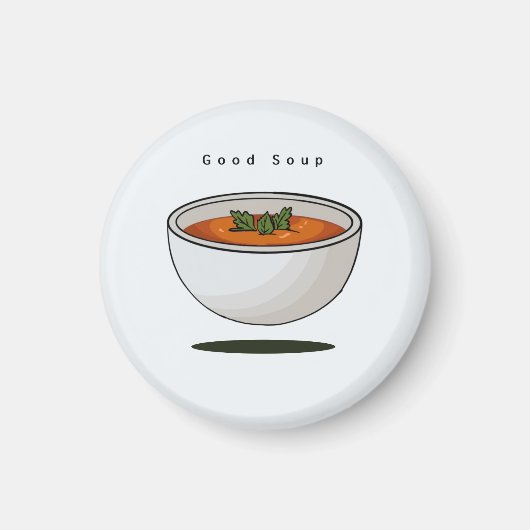 Lebensmittelmagnet, gute Suppe, Magnet (Vorne)