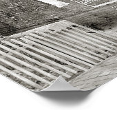 Lebensmittelmarkt, 1916. Vintages Foto Poster (Ecke)